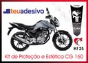 Ver imagem 3 de Kit Adesivo Faixa Protetor Cg Titan 160 Justiceiro Ano 2018 a 2021 Cobra Motoparts