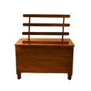 Ver imagem 2 de Caixa de Lenha com Encosto em Madeira Maciça Imbuia