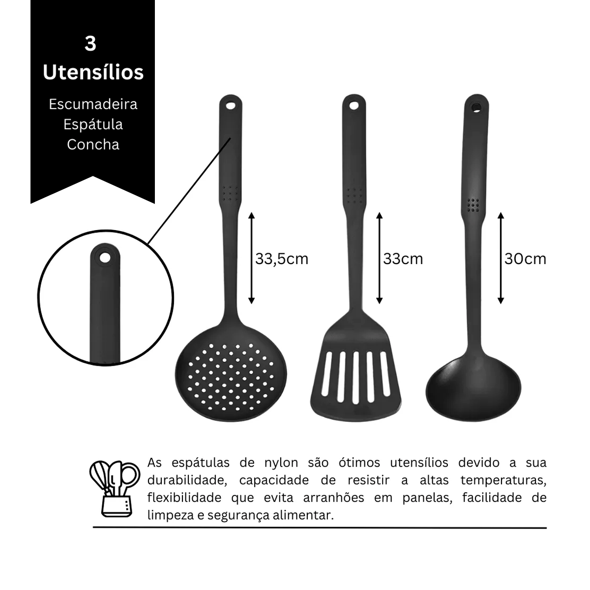 Jogo de Panela Ceramica Antiaderente Indução Mimo Style Pratic Cook Mármol 10 Peças Panelas e Utensí - 7