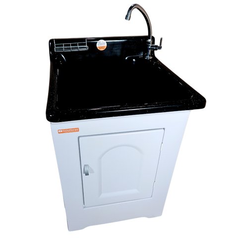 Gabinete em Plástico Abs com Tanque de Fibra 40 Litros e Torneira de Mesa