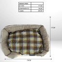 Ver imagem 5 de Cama P/ Cachorro Gato Caminha Pet 60x74 100% Lavável Linda M Marrom