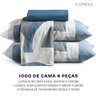 Jogo de Cama Lençol Casal 4 Peças 150 Fios Antialérgico Camesa - 3