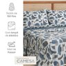 Jogo de Cama Lençol Casal 4 Peças 150 Fios Antialérgico Camesa - 2