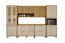 Ver imagem 1 de Cozinha Torino 6 Peças Valdemoveis Cinamomo/off White