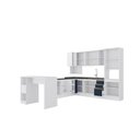 Ver imagem 3 de Cozinha de Canto Modulada Celeste Kappesberg 100% Mdf Branco/azul