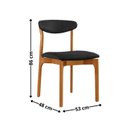 Ver imagem 4 de Conjunto Sala de Jantar Mesa Madeira Maciça Genova 6 Cadeiras Monaco