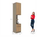 Ver imagem 4 de Mesa De Cabeceira Modulo Esquerdo 2 Portas 1 Gaveta San Diego