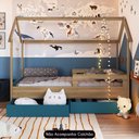 Ver imagem 7 de Cama Infantil Casinha com 2 Gavetas Infix C06 Aveiro/azul - Mpozenato