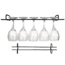Ver imagem 2 de Kit 10 Peças Suporte para Taças Suspenso Preto Fosco Porta Taças de Teto Reto 42 cm