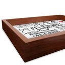 Ver imagem 2 de Bandeja Decorativa com Fundo Decor o Segredo É Ter Fé Tacolado Madeira 20 X 30cm