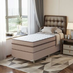 Cama Box Solteiro 88x188x63cm Molas Ensacadas Sonhare Montreal - 5