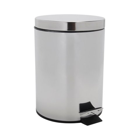 Lixeira Le Shine Inox Prata 5l