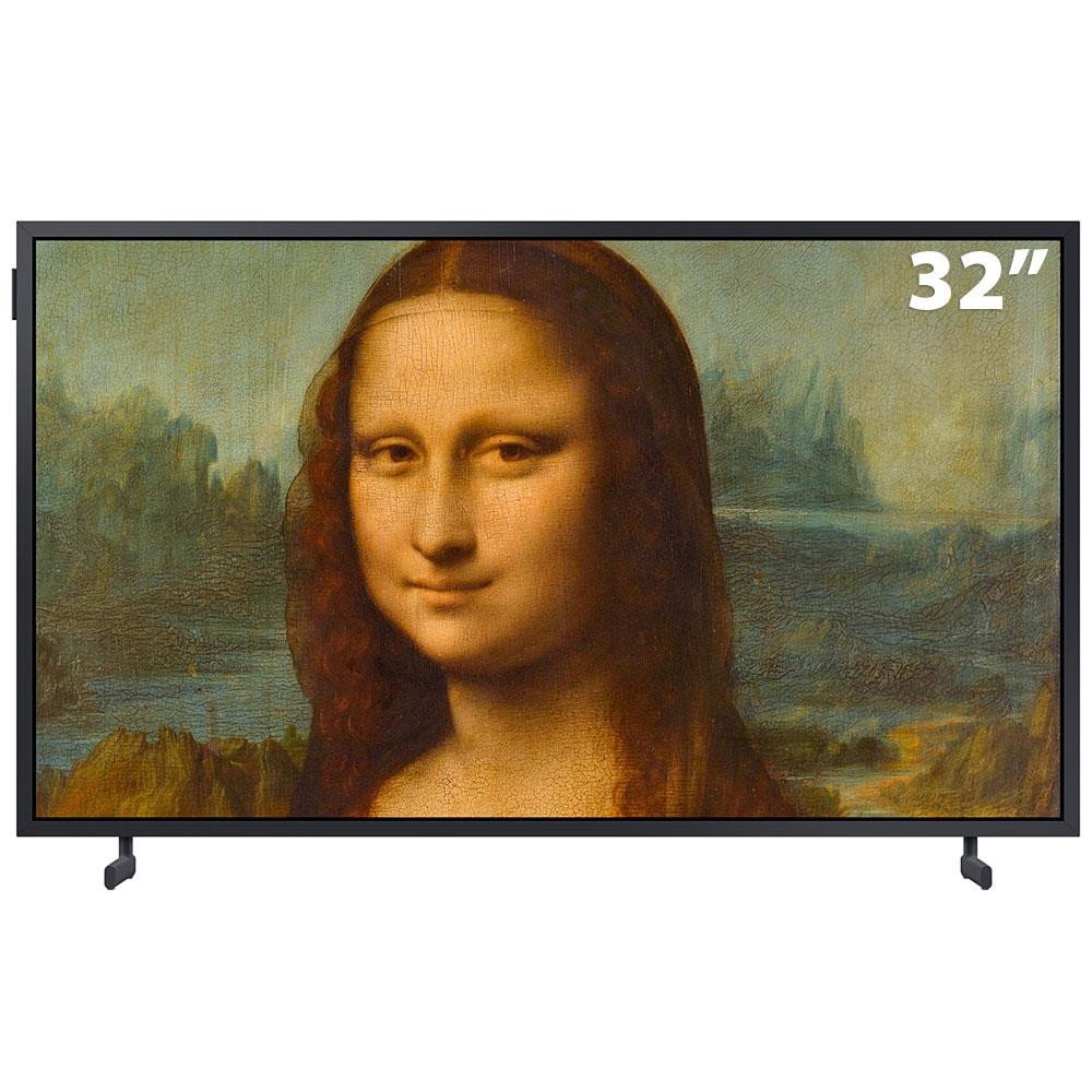 Smart TV 75 Ppl Neo QLED 8K QN900B + Smart TV 32 Pol QLED Full HD The Frame 32LS03B Samsung em Aço E - 8