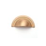 Puxador Shell Gold Escovado Zen Zp4318.b00 - 64 Mm - 1