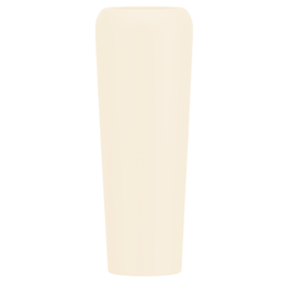 Vaso Decorativo Fibra de Vidro Florida M 80cm Areia Fosco - 1