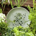 Ver imagem 2 de Prato de Sobremesa Ammi Orgânico Cerâmica 19,5cm Floral Porto Brasil Avulso