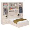 Dormitório Queen Size sem Cama 1223s Carvalho Claro - 2