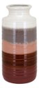 Ver imagem 1 de Vaso Decorativo Enfeite Casa Cerâmica 30x14x14cm Marrom