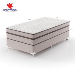 Cama Box Solteirão 108x198x63cm Molas Ensacadas Sonhare  - 4