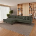 Ver imagem 2 de Sofá Jade com Chaise Lateral Esquerda 2,84m em Linho