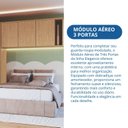 Ver imagem 6 de Módulo Aéreo para Quarto 3 Portas Elegance Marrom/Angelin