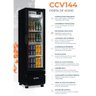 Cervejeira Imbera 244 Litros Porta de Vidro Preto Ccv144-220v - 2