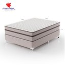Ver imagem 3 de Cama Box Casal 138x188x63cm Molas Ensacadas Sonhare Montreal Bege
