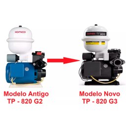 Pressurizador De Água Komeco TP820 G3 1/4CV Bivolt - 6