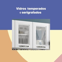 Cozinha Completa 14 Portas 2 Gavetas 3 Vidros Star New  - 7