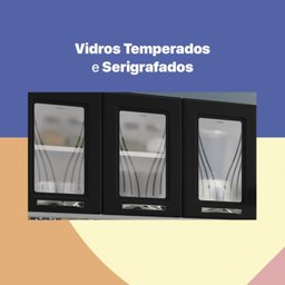 Cozinha Completa 14 Portas 2 Gavetas 3 Vidros Star New  - 7
