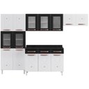 Ver imagem 3 de Cozinha Completa 14 Portas 3 Gavetas 5 Vidros Mirage New 