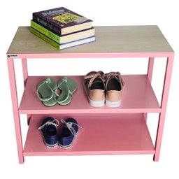 Sapateira Banco Strassis Design Sd-3503-60 Rosa - 2