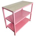 Ver imagem 3 de Sapateira Banco Strassis Design Sd-3503-60 Rosa
