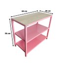 Ver imagem 5 de Sapateira Banco Strassis Design Sd-3503-60 Rosa