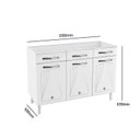 Ver imagem 4 de Balcão de Cozinha em Aço Triplo Star New Telasul Branco