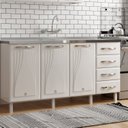 Ver imagem 3 de Balcão de Cozinha Aço Triplo Star New Branco