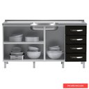 Ver imagem 4 de Balcão de Cozinha Aço Triplo Star New 