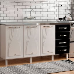 Balcão de Cozinha Aço Triplo Star New  - 3