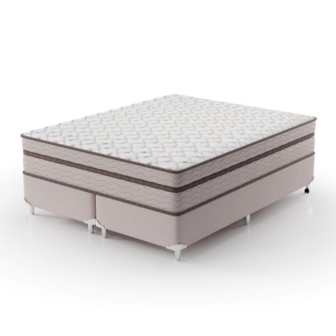 Cama Box Queen 158x198x63cm Molas Ensacadas Sonhare Montreal