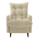 Ver imagem 6 de Conjunto P/ Sala Montreal 1 Poltrona Decorativas e 1 Puff Bouclê Natural - Matrix