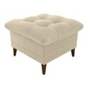 Ver imagem 4 de Conjunto P/ Sala Montreal 1 Poltrona Decorativas e 1 Puff Bouclê Natural - Matrix