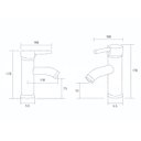 Ver imagem 3 de Torneira Misturador Monocomando Banheiro Baixa Preta 6007ap Luuk Young