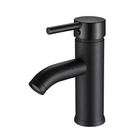 Torneira Misturador Monocomando Banheiro Baixa Preta 6007ap Luuk Young