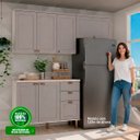 Ver imagem 7 de Armário de Cozinha Genialflex Iluminata Flora Branco Fendi