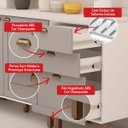 Ver imagem 5 de Armário de Cozinha Genialflex Iluminata Flora Branco Fendi