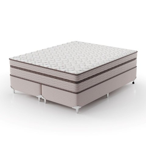 Cama Box King 193x203x63cm Molas Ensacadas Sonhare Montreal