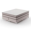 Ver imagem 3 de Cama Box King Mola Ensacada 193CMX63CMX203CM Sonhare Montreal Bege
