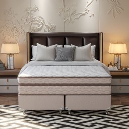 Cama Box King 193x203x63cm Molas Ensacadas Sonhare  - 8
