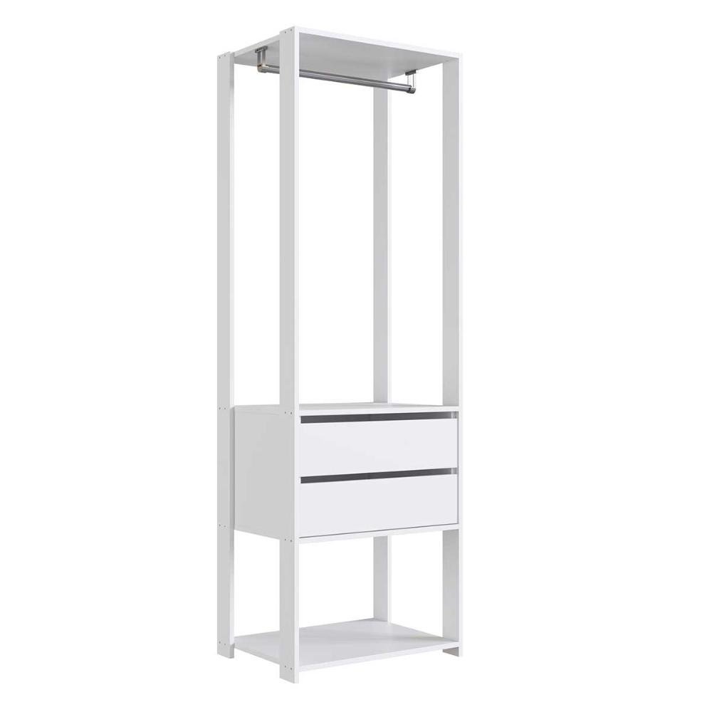 Estante Closet para Quarto com Cabideiro em Aço 1,83 M Cor:branco - 5