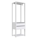 Ver imagem 5 de Estante Closet para Quarto com Cabideiro em Aço 1,83 M Cor:branco